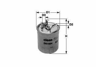 CLEAN FILTERS Топливный фильтр DN1904